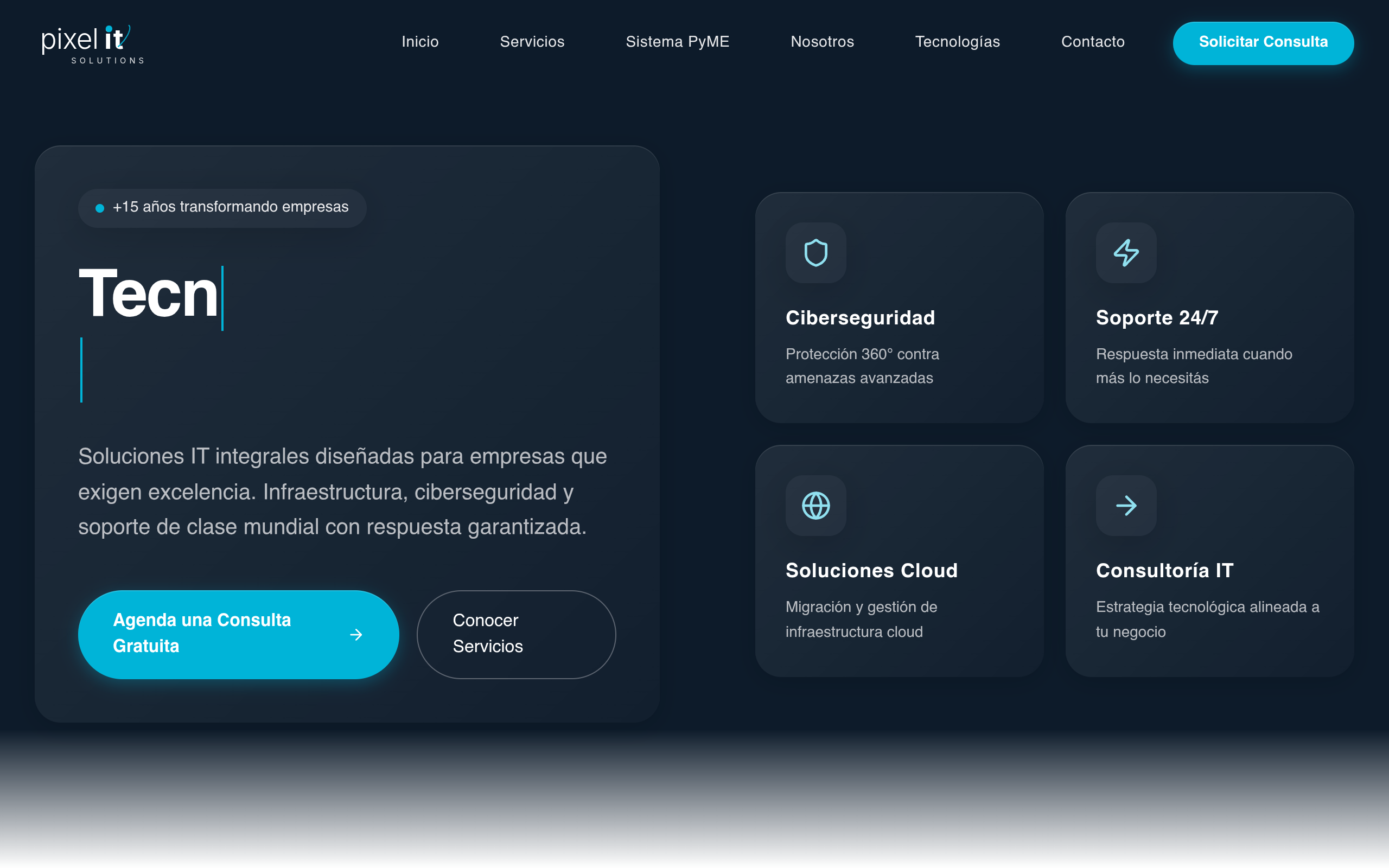 Captura de Pixel IT Solutions