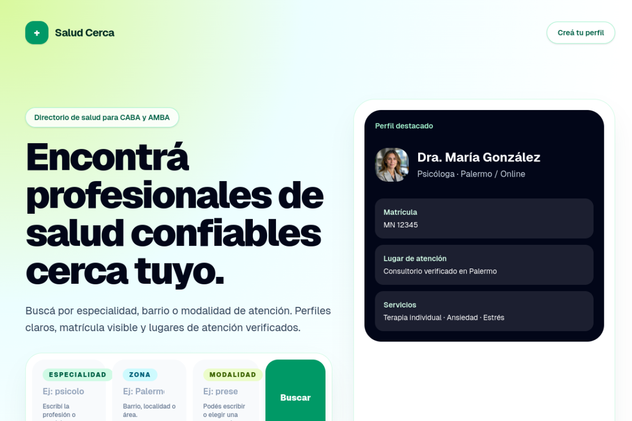 Captura de Salud Cerca